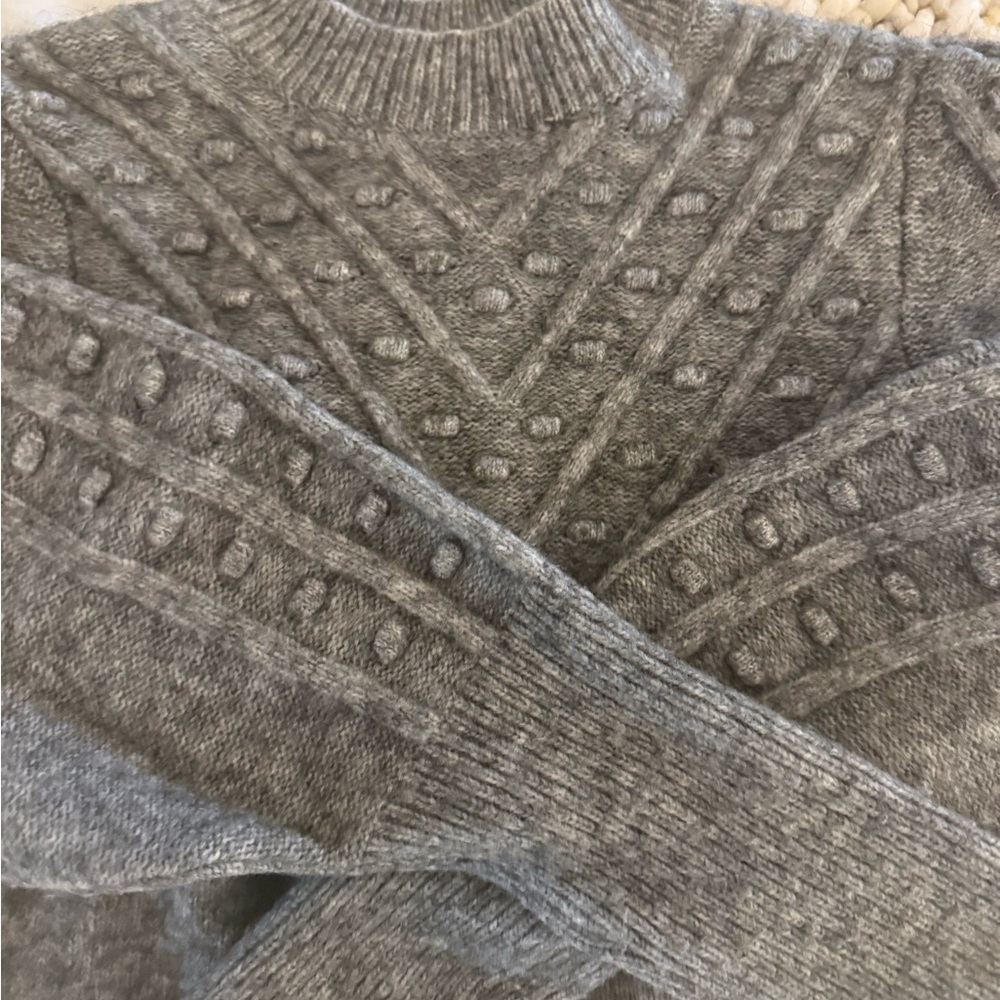 The Kooples Charcoal Ribbed Sweater - Picture 3 of 3